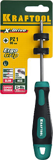 Отвертка PZ1х80 мм, слесарная, Kraftool - фото 4