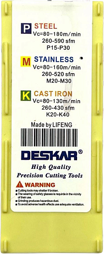 Фото 5 товара CNMG120404 MQ LF6018 токарная пластина Deskar