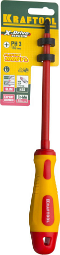 Фото 2 товара Отвертка PH3х150 мм, высоковольтная, Kraftool