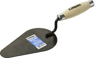 Кельма печника СИБИН 170х105 мм, деревянная ручка, 0820-4_z01 - фото 3