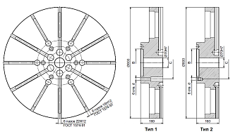 Планшайба токарная ПШ-800.70.К11 БЗСП - фото 2
