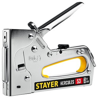 Степлер стальной HERCULES-53STAYER скобы тип 53, 13, 300, 31519 - фото 6