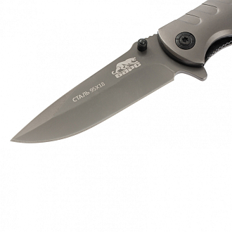 Нож туристический, складной, 210/90 мм, система Liner-Lock, металлическая рукоятка Барс - фото 3