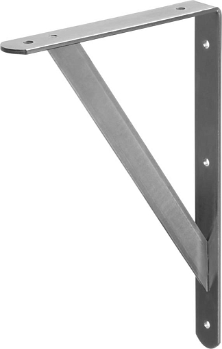 Фото 0 товара Уголок-кронштейн, усиленный STAYER 37422-5 300х200х30х4 мм, оцинкованный