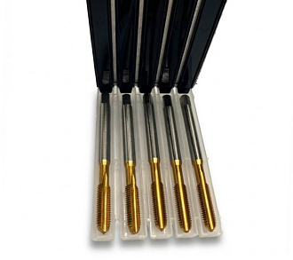 Метчик М 6х1.0 6H HSS-E TiN прямой DIN371 Deskar - фото 2