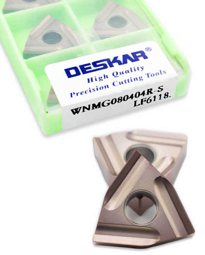 Фото 2 товара WNMG080404 L-S LF6118 токарная пластина Deskar