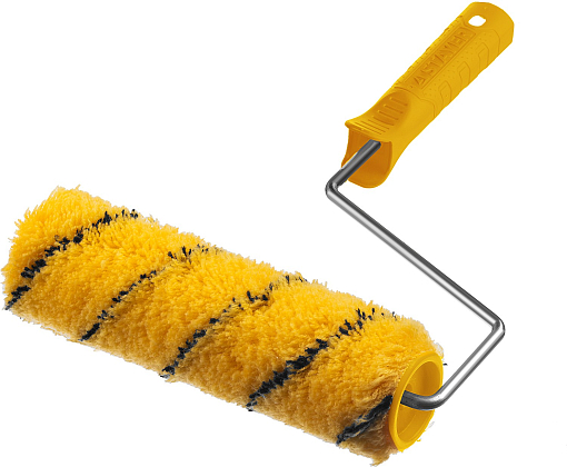 Фото 0 товара Валик малярныйSTAYER 180 мм, d=40 мм, ворс 12 мм, ручка d=6 мм, 03184-18_z02