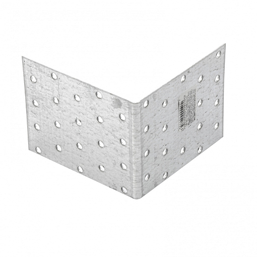 Фото 0 товара Крепежный уголок равносторонний 2 мм, KUR 100 х 100 х 80 мм Россия Сибртех