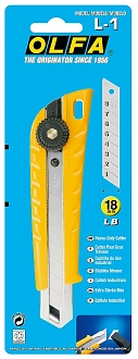 OLFA 18 мм, сегментированное лезвие, трещеточный фиксатор, Нож для тяжелых работ OL-L-1 - фото 10