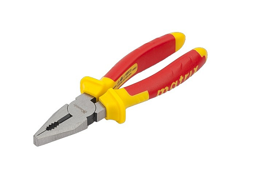 Фото 2 товара Плоскогубцы комб., Insulated, 180 мм, двухкомпонентные рукоятки Matrix Professional