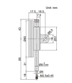 Индикатор ИЧ 10.0мм, 0.01 мм "PLUS", INSIZE - фото 2