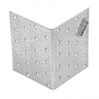 Крепежный уголок равносторонний 2 мм, KUR 80 х 80 х 100 мм Россия Сибртех - фото 1