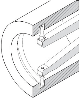 Цифровой нутромер для быстрого измер. с длинными щупами 13-43 мм - фото 2