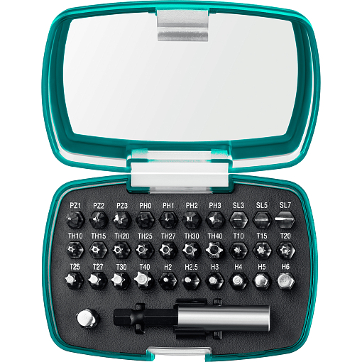 Фото 7 товара Набор бит CLR многофункциональных KRAFTOOL, 26067-H3232 шт, Cr-Mo