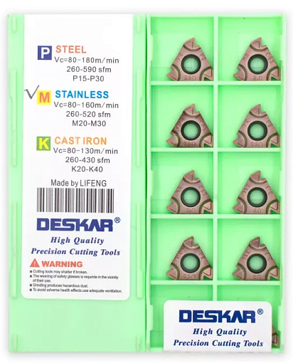 Фото 2 товара 16ERM 3.0 ISO LF6118 резьбовая пластина Deskar