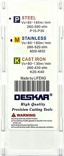 Фото 4 товара TGF32L 230 LDA пластина для отрезки и точения канавок Deskar