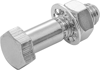 Болтовое соединение M8x35 мм для съемника AE310030, AE310035 в наборе, Jonnesway - фото 1