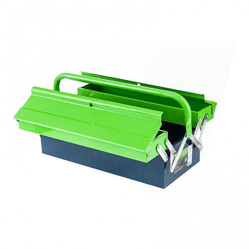 Фото 0 товара Ящик для инструмента, 430 х 200 х 160 мм, три секции, металлический Сибртех