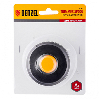 Катушка триммерная полуавт., для Denzel TE-350 артикула 96619, в блистере, гайка M5 Denzel - фото 3
