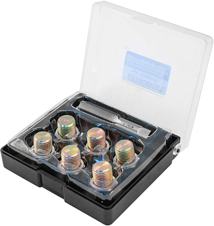 Набор для восстановления резьбы сливного отверстия поддона M15х1.5, 7 предметов, THORVIK - фото 2