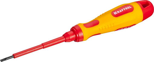 Фото 0 товара Отвертка SL2.5х75 мм, высоковольтная, Kraftool