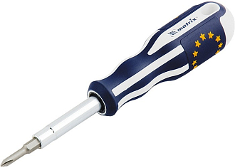 Отвертка комб. SL5/PH1, SL6/PH2, CrV, трехкомпонентная эргономичная ручка Matrix Master - фото 2