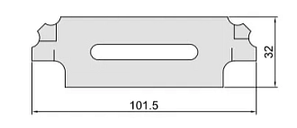 Шаблон для угловых сварочных швов 3-25мм погрешность 0.5мм (7шт), INSIZE - фото 2