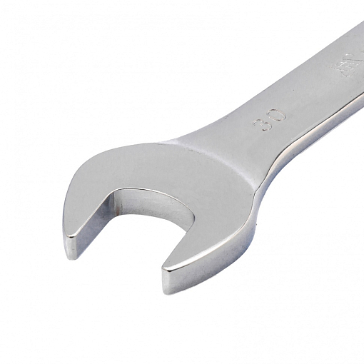 Фото 1 товара Ключ комб. трещоточный, 30 мм, CrV, шарнирный, зеркальный хром Matrix