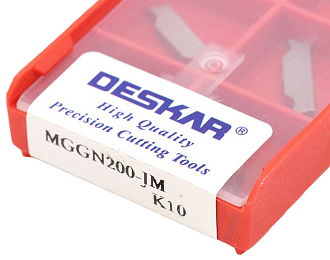 MGGN200 JM K10 пластина для отрезки и точения канавок Deskar - фото 5