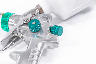 Краскораспылитель AG 810 HVLP, гравитационный, сопло 0,8 мм и 1 мм Stels - фото 4