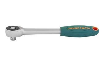 Рукоятка трещоточная ротационная со сквозным приводом 1/2"DR, 60 зубцов, 290 мм, Jonnesway - фото 1