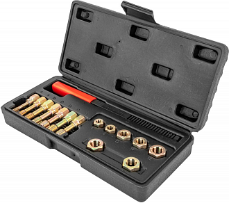 Набор для восстановления резьбы M6-М12, 15 предметов, THORVIK - фото 2