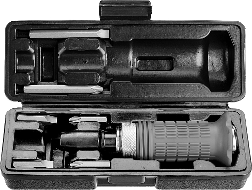 Фото 0 товара Отвёртка ударно-поворотная в наборе с битами Master STAYER 8 шт., 8 2566-H4_z01