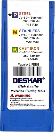 Фото 5 товара WNMG080404 CM LF9018 токарная пластина Deskar