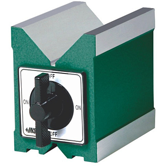 Призма пов. и разм. 100×70×95 для валов ø6-67 мм магнитная 80кгс, INSIZE - фото 1