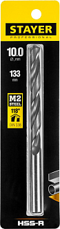 Сверло спиральное по металлу STAYER 10 х 133 мм, 29602-10 Professional - фото 2