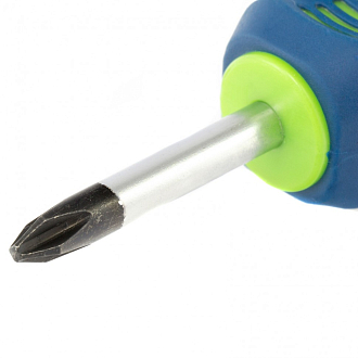 Отвертка, PH2 х 38 мм, CrV, двухкомпонентная рукоятка Сибртех - фото 2