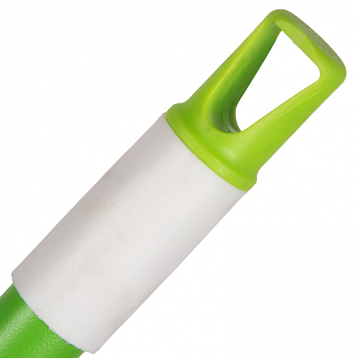 Фото 3 товара Щетка пластмассовая для подметания пола, 27 см, c черенком, 120 см, салатовая щетина, Home Palisad