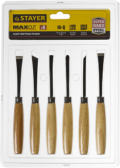 Набор фигурных резцов MaxCut STAYER 6 шт, 165 мм, 1832-H6 - фото 3