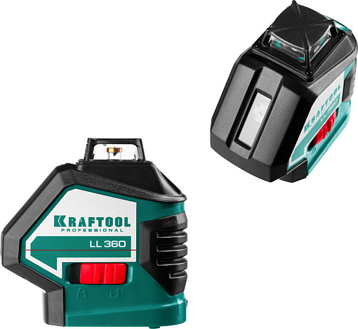 Фото 2 товара Лазерный нивелир со штативом KRAFTOOL LL360 3 34645-3 Professional линейный