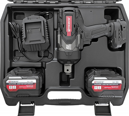 Фото 3 товара Гайковерт ударный аккумуляторный бесщёточный 1"DR, 21В, 2400 Нм, THORVIK