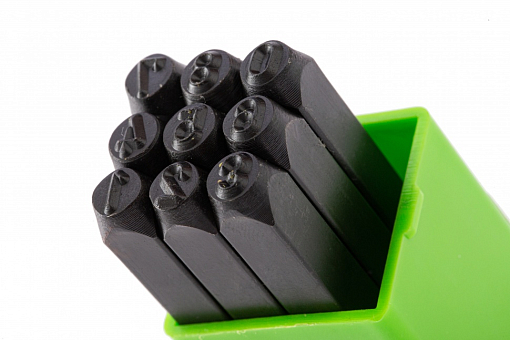 Фото 1 товара Клейма штамповочные, ударные, цифровые, 5 мм Сибртех