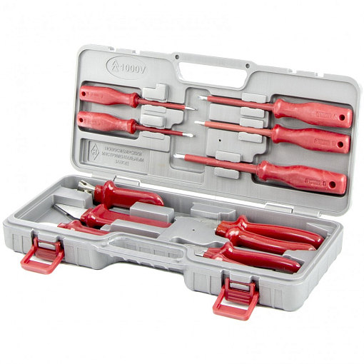 Фото 0 товара Набор "Электомонтажник-3", пластиковый бокс (10 пред.) (НИЗ) Россия