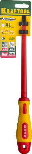 Фото 2 товара Отвертка SL8х175 мм, высоковольтная, Kraftool