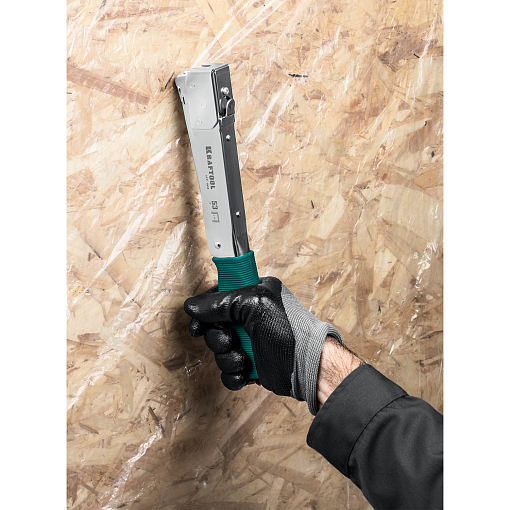 Фото 7 товара Скобозабиватель стальной KRAFTOOL ,HT-53 3153 скобы тип 53