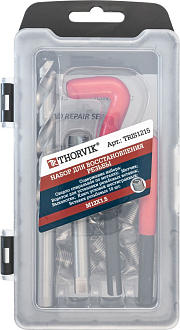 Набор для восстановления резьбы M12x1.5, 15 предметов, THORVIK - фото 3