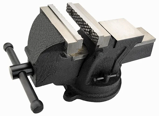 Фото 0 товара Тиски слесарные, 125 мм, поворотные 