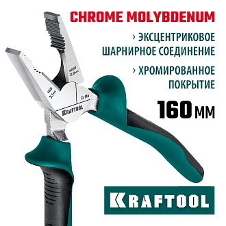 Плоскогубцы комбинированные EXTREM 22011-1-16_z01 KRAFTOOL 160 мм - фото 9