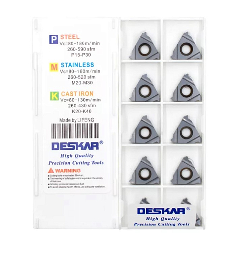 Фото 3 товара 16ER 14 W LDA резьбовая пластина Deskar