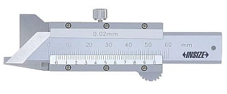 Шаблон для измерения фаски 0-10 мм (для фаски 60° деление 0.02мм) INSIZE - фото 1